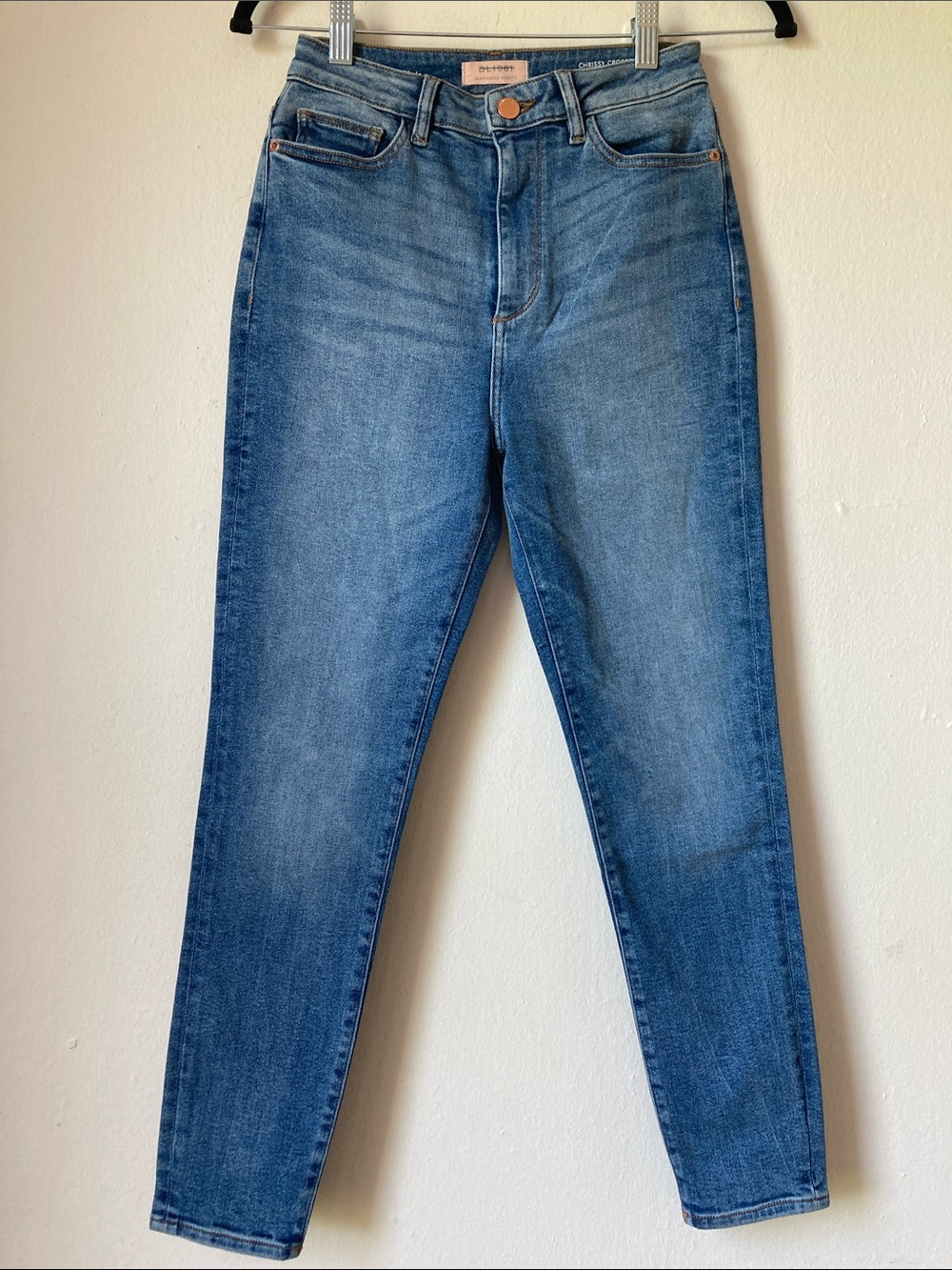 DL1961 x Marianna Hewitt Chrissy Cropped Ultra High Rise Skinny Jeans 26